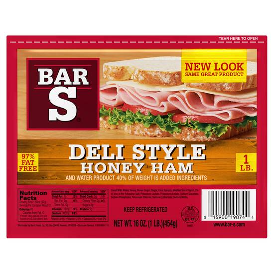 Bar S Deli Style Honey Ham