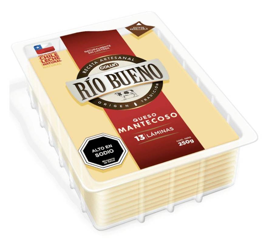 Río Bueno · Queso mantecoso laminado (13 un)