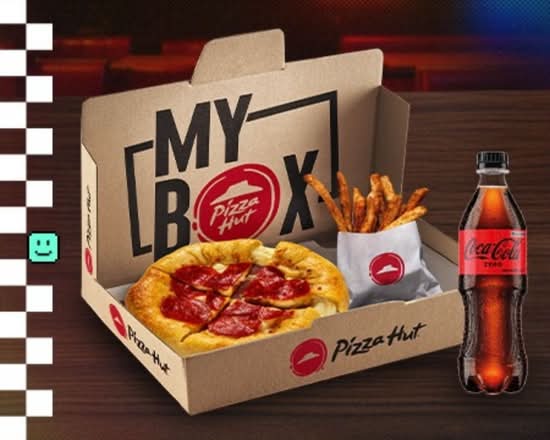 My Box Pizza Personal Hut Cheese