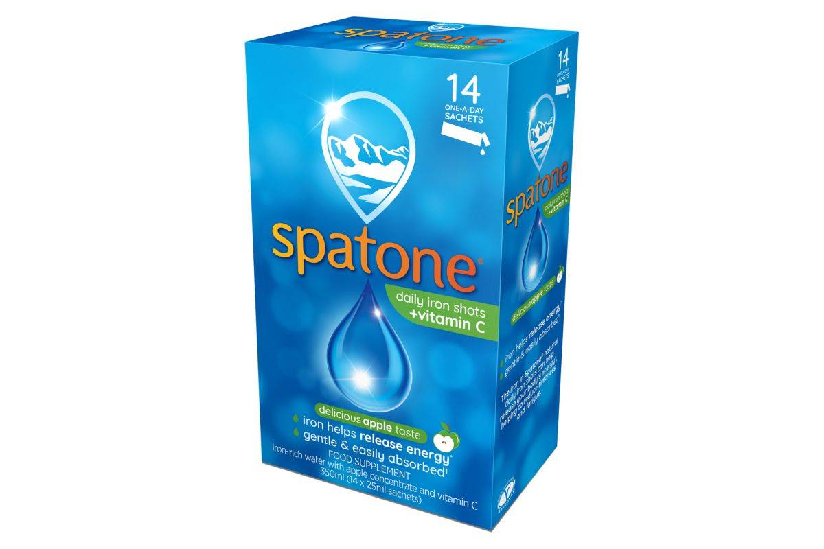 Spatone Apple Daily Iron Shots + Vitamin C 14 Sachets