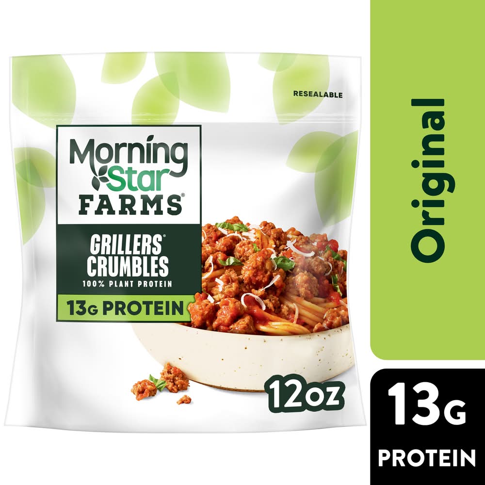 MorningStar Farms Veggie Grillers Crumbles (12 oz)