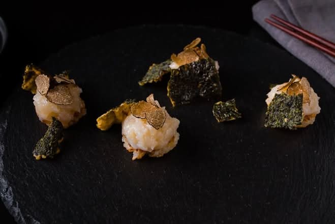 Scallop Truffle Canapes *