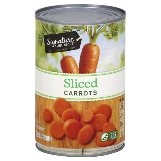 Signature Select Carrots Sliced (14.5 oz)