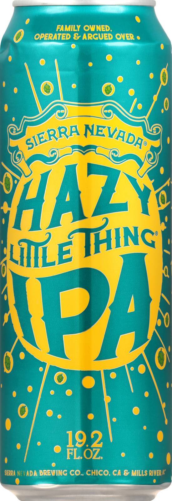 Sierra Nevada Hazy Little Thing Ipa Craft Beer (19.2 fl oz)