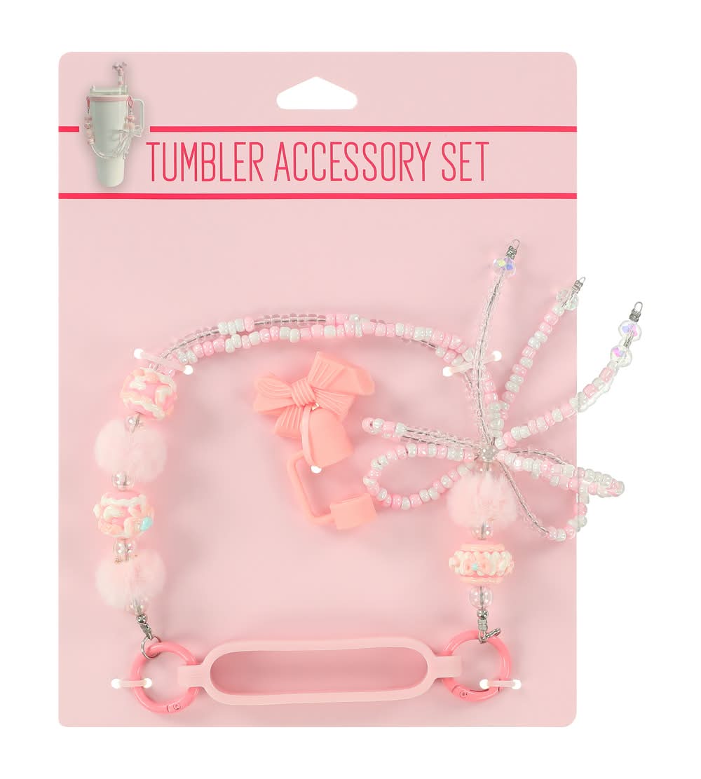 Tumbler Accessory Set Pink