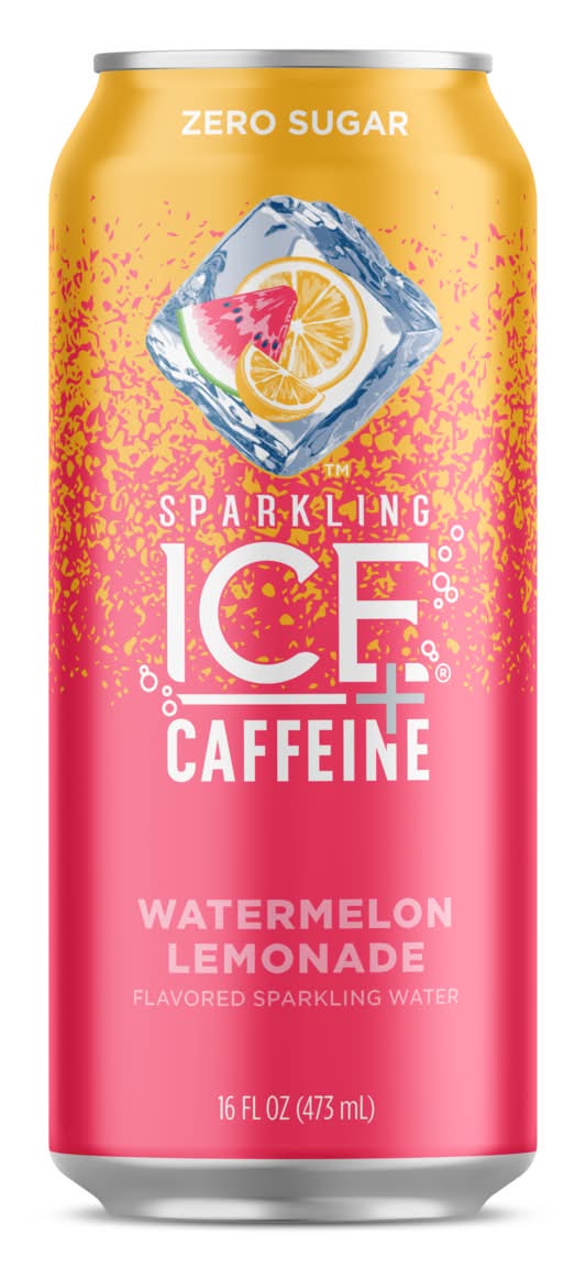 Ice +Caffeine Watermelon Lemonade Sparkling Water (16 fl oz)