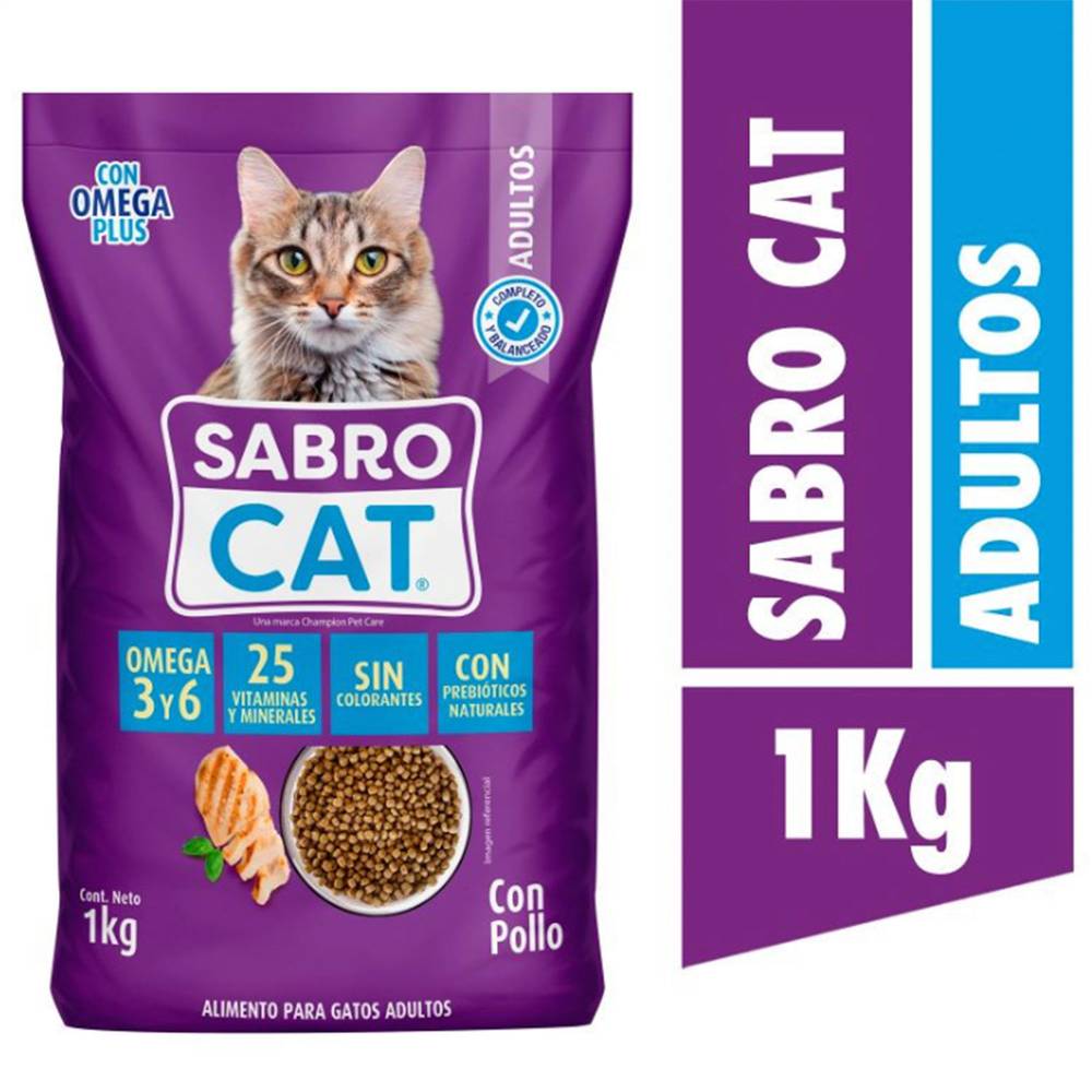 Cubi cat alimento para gato adulto enriquecido (bolsa 1,0 kg)