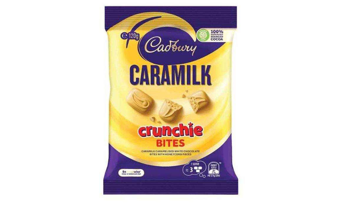 Caramilk Crunchie Bites 120g