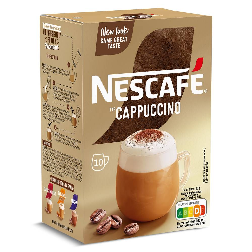 Cafe Capuccino Nescafé Caja 140 G