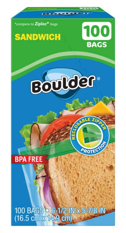 Boulder Canyon Reclosable Sandwich Bags