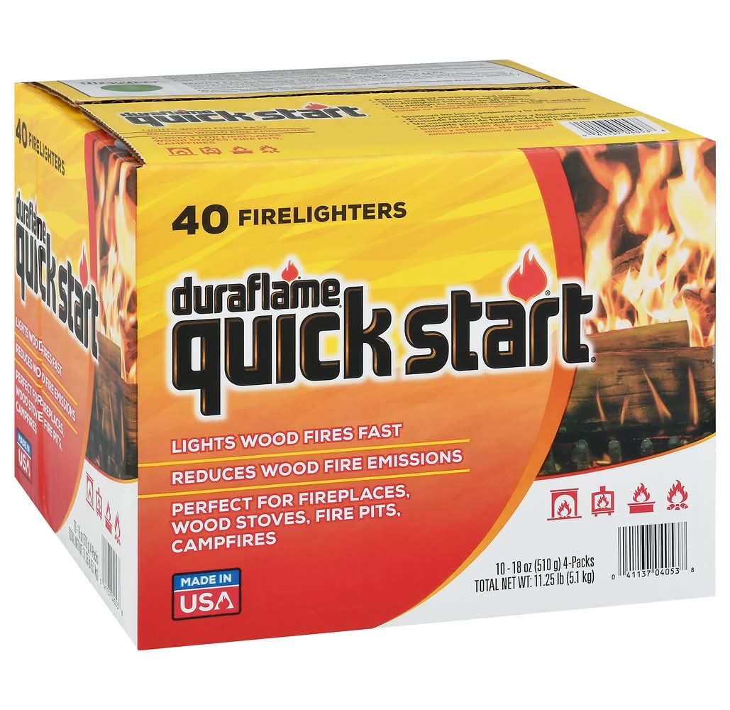 Duraflame Quick Start 1.125-lb Wax Firestarter 40 -Pack