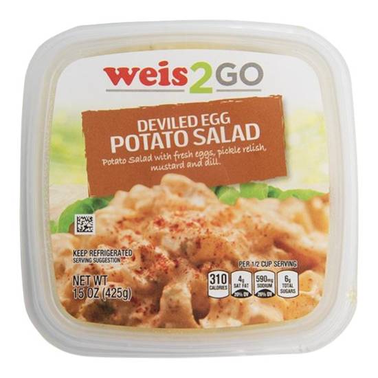 Weis 2 Go Deli Salad Devil Egg Potato