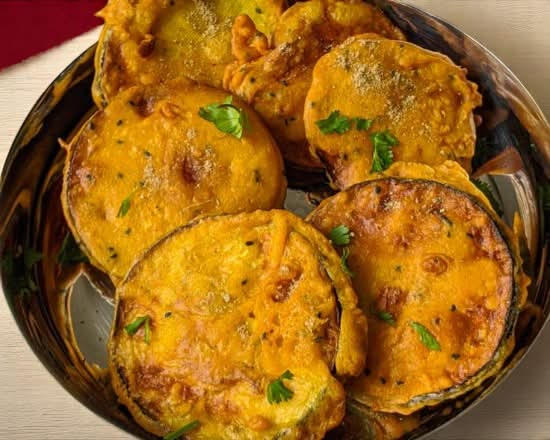 Aubergines Pakora