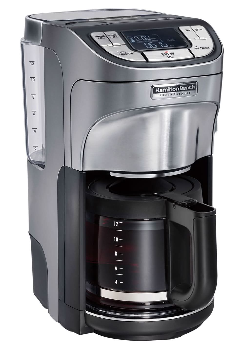 Hamilton Beach 12 Cups Black/Silver Coffee Maker