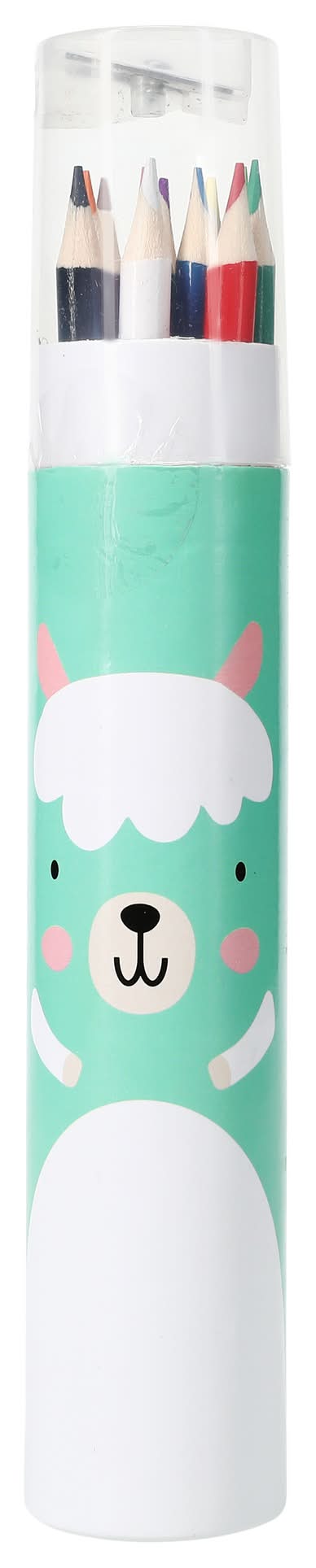 Kawaii Colored Pencils 12-Count Green