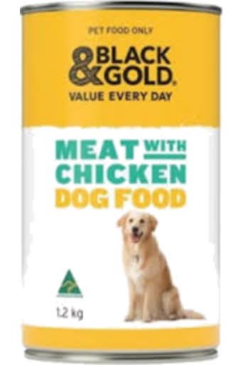 Black Gold Dog Food Meat With Chicken (700g)