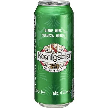 Bière blonde KOENIGSBIER - la canette de 50cL