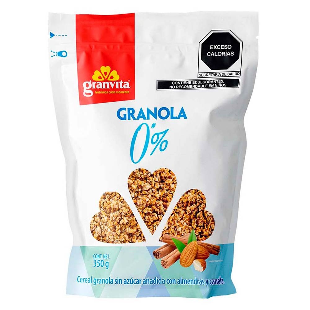 Granvita granola con almendras 0% azúcar