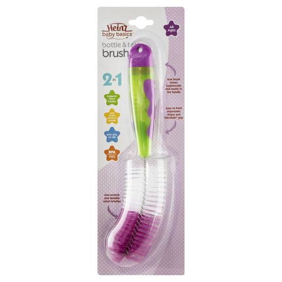 Heinz Baby Basics Bottle And Teat Brush 2in1