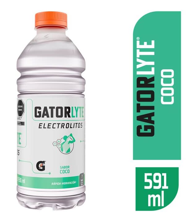 Gatorlyte · Bebida hidratante con electrolitos, coco (591 ml)