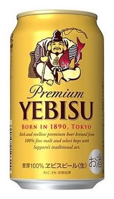 01108：サッポロ エビス 350ML缶 / Sapporo Yebisu