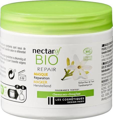 Nectar Of Bio - Masque réparation pour cheveux secs parfum tiaré