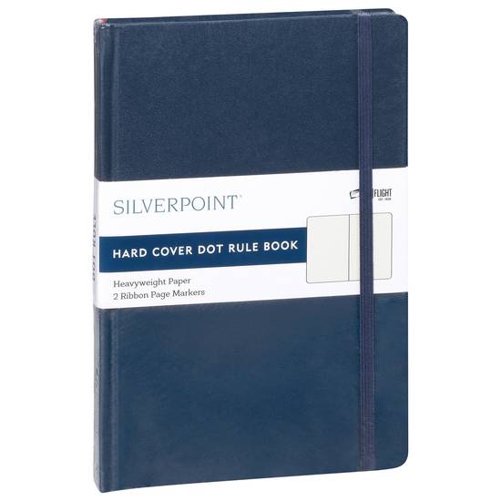 Silverpoint Hard Cover Dot Rule Book (8.25 x 5.5 inch)