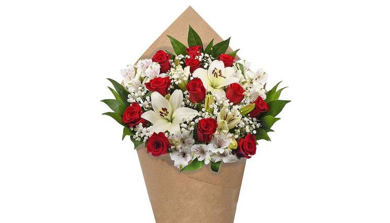Bloom Haus™ 12 Plus Rose Bouquet - Red
