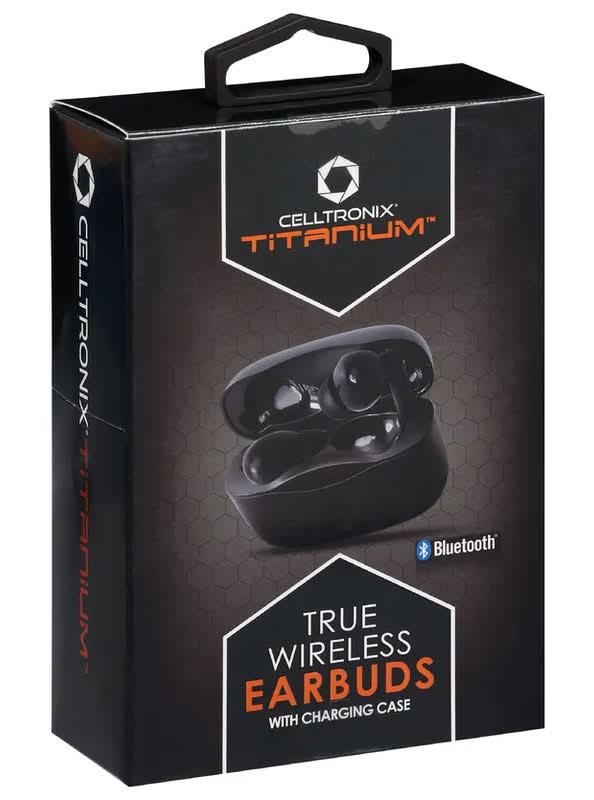 Celltronix Titanium True Wireless Earbuds with Charging Case