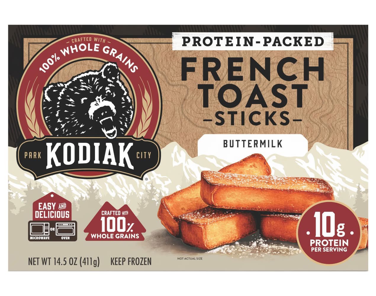 Kodiak Protein Packed French Toast Sticks, Buttermilk (14.5 oz)