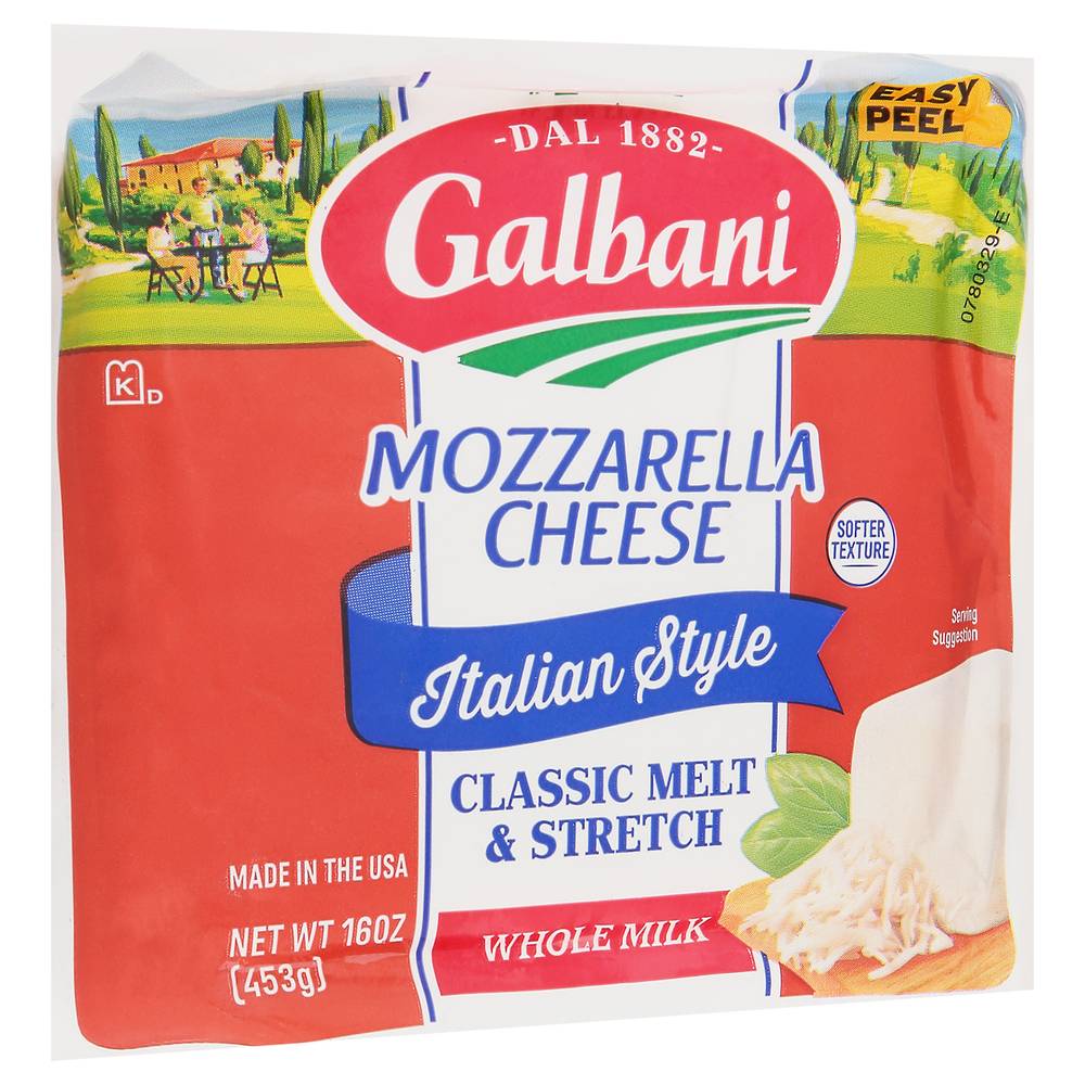 Galbani Italian Style Whole Milk Mozzarella Cheese (16 oz)
