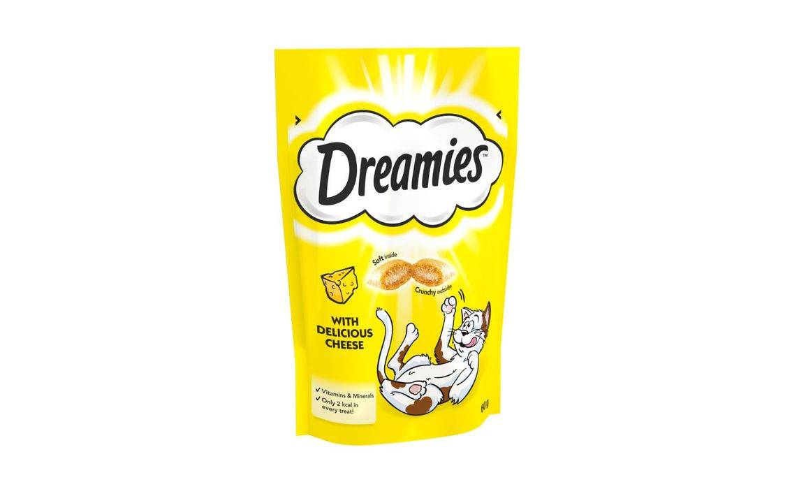 Dreamies Cat Treat Biscuits with Cheese 60g (374622)