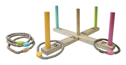 Wooden Ring Toss Set