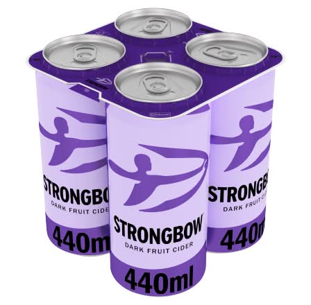 Strongbow Dark Fruit, Flavored Cider (4 x 440ml)