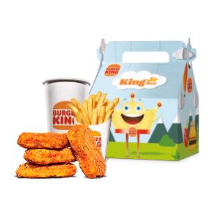King Jr. Meal - Nuggets 4 Unidades