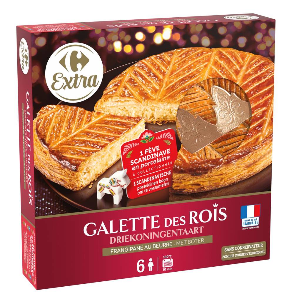 Carrefour Extra - Galette des rois frangipane (400g)