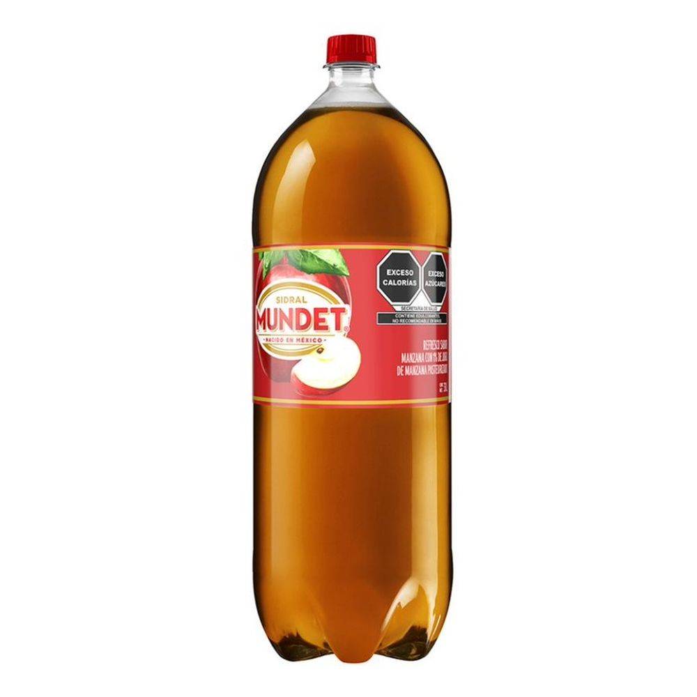 Sidral mundet refresco sabor manzana (botella 3 l)