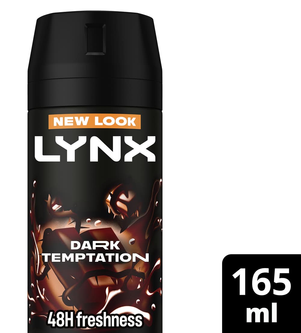 Lynx Irresistibly Fresh & Long Lasting Deodorant Bodyspray, Dark Chocolate (165mL)