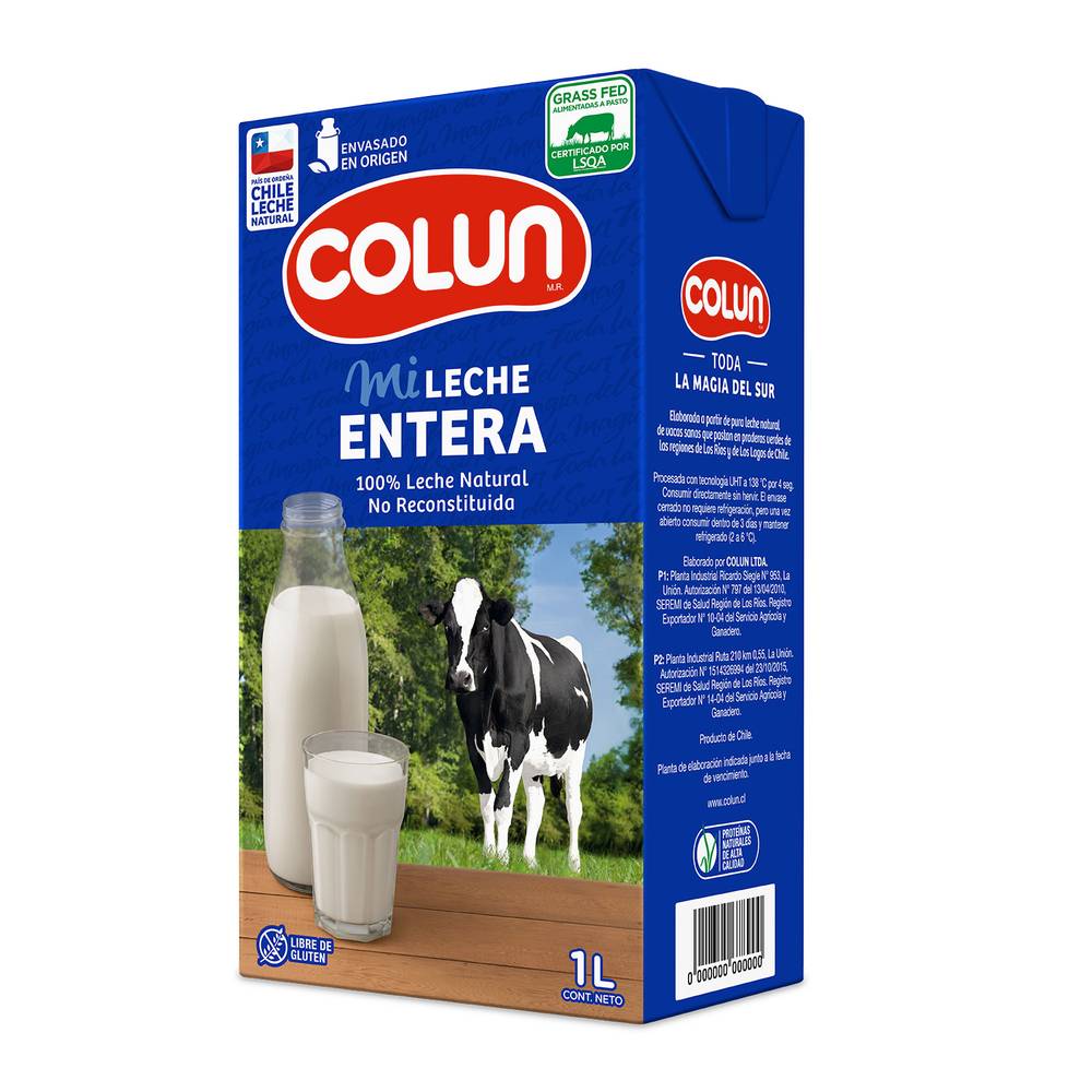 Colun · Leche entera (1 L)