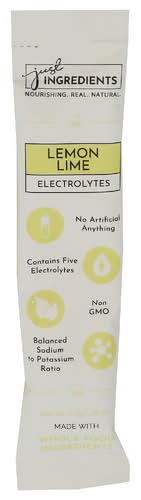 Just Ingredients Lemon Lime Electrolyte Powder Packet