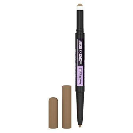 Maybelline Express Brow 2-in-1 Pencil and Powder, Eyebrow Makeup (blonde)