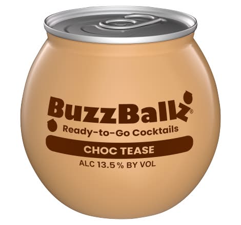 BuzzBallz Choc Tease, Cocktails Ready To Drink Mixed Vodka (200ml)