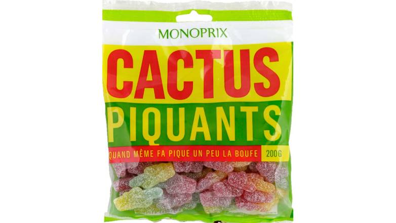 Monoprix - Bonbons cactus piquants