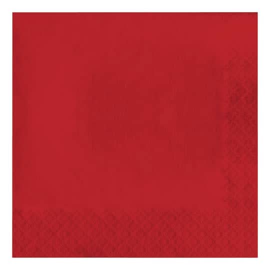 Creative Converting Touch Of Color Classic Red 2-ply Beverage Napkins (50 pack)