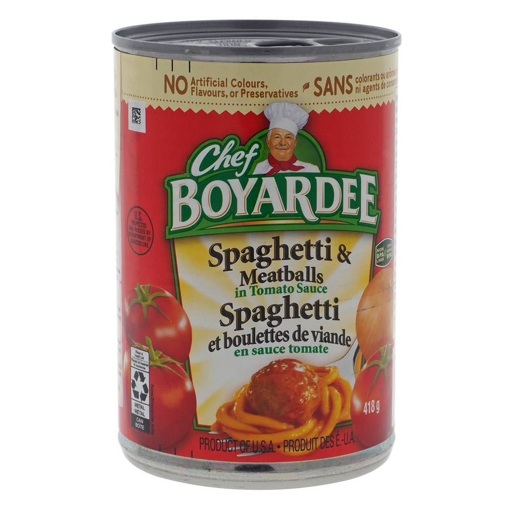 Chef Boyardee Spaghetti and Meatballs in Tomato Sauce (418 g)