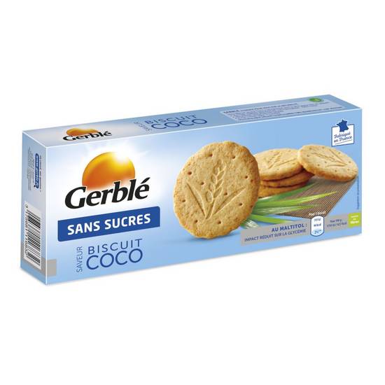 Biscuits sans sucres coco Gerble 132g