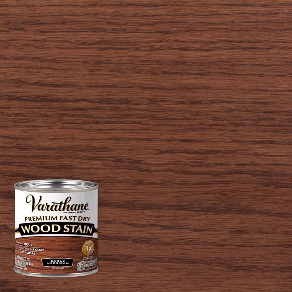 Varathane Premium Early American Oil-Based Fast Dry Wood Stain 1/2 Pt