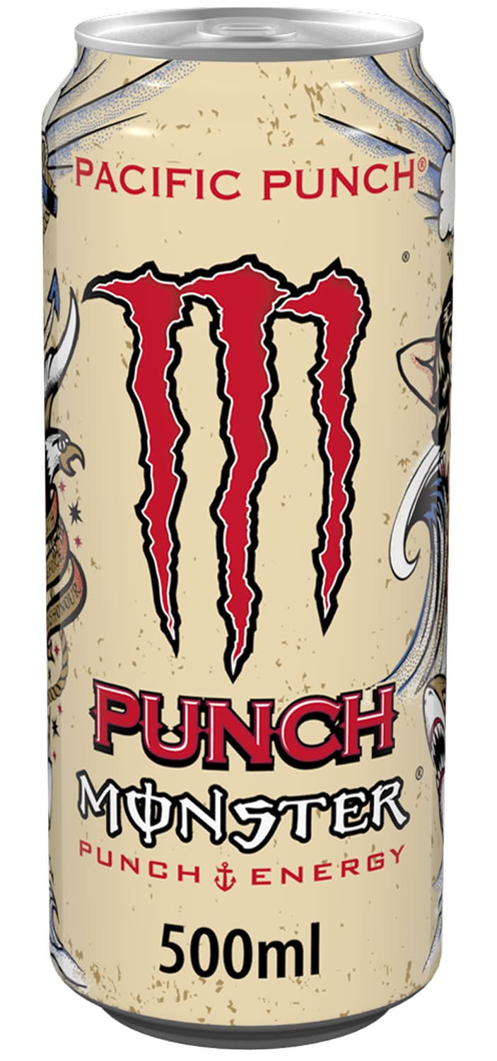 Monster Energy - Boisson énergisante, pacific punch (500ml)