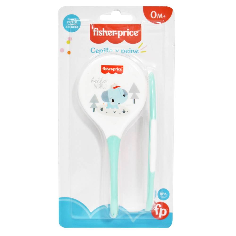 Fisher-price cepillo y peine (2 un) (turquesa)