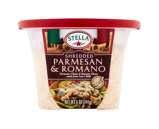 Stella Parmesan & Romano Shredded Cheese (5 oz)